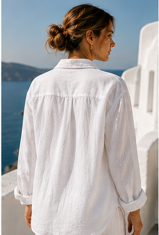 Women's Aegean Linen Shirt