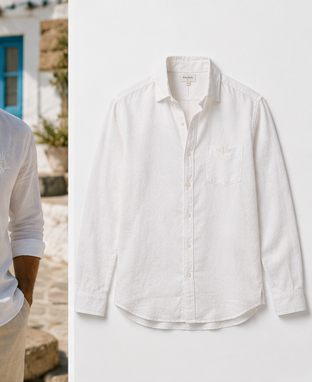 Men's Aegean Linen Shirt
